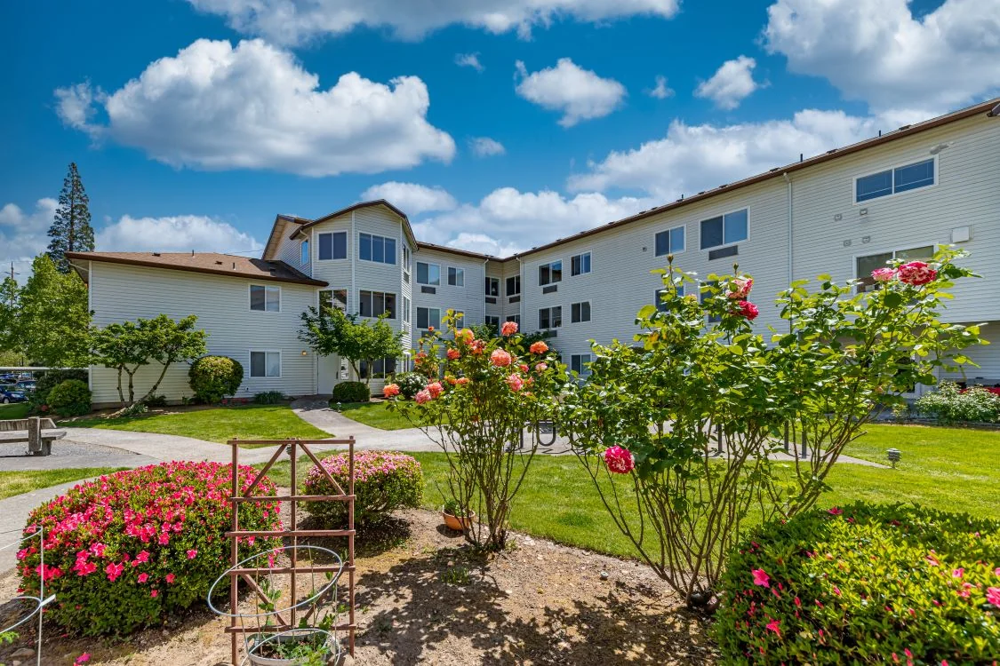 Courtyard at Mount Tabor