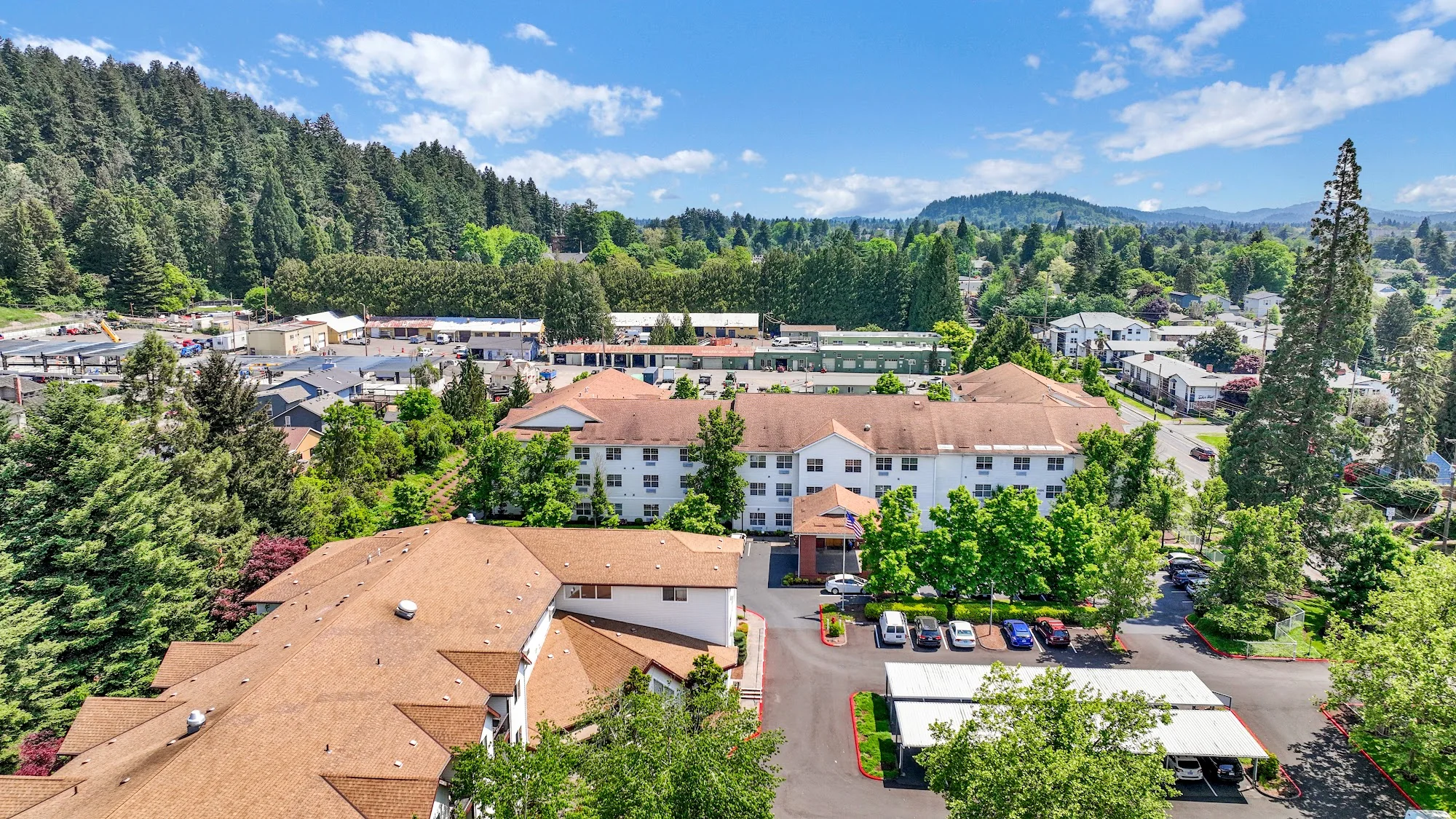 Courtyard at Mount Tabor