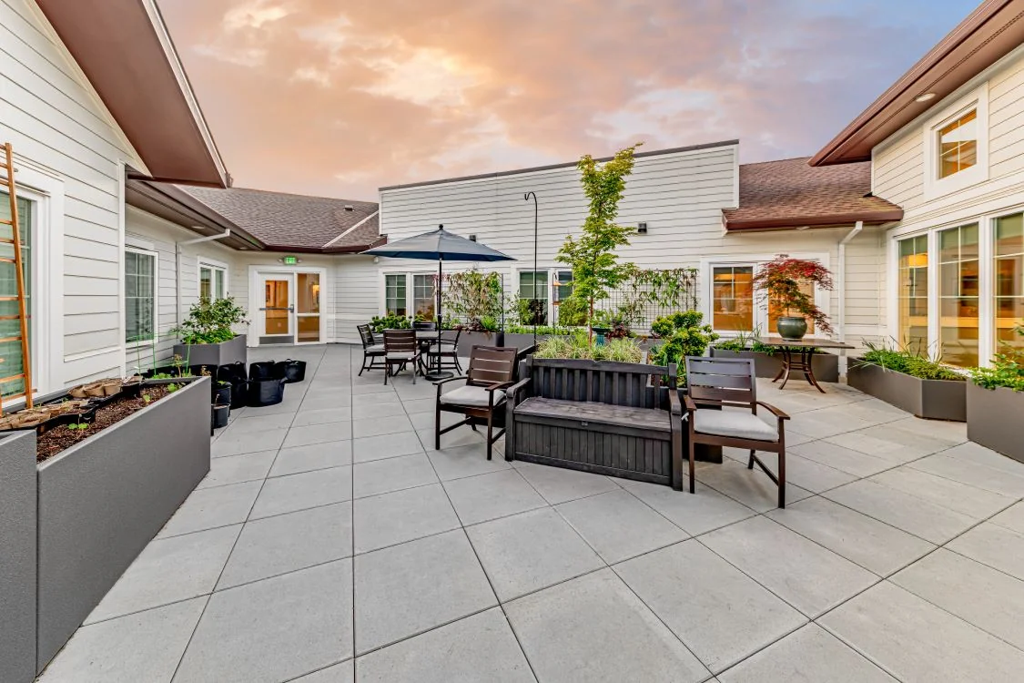 Courtyard at Mount Tabor