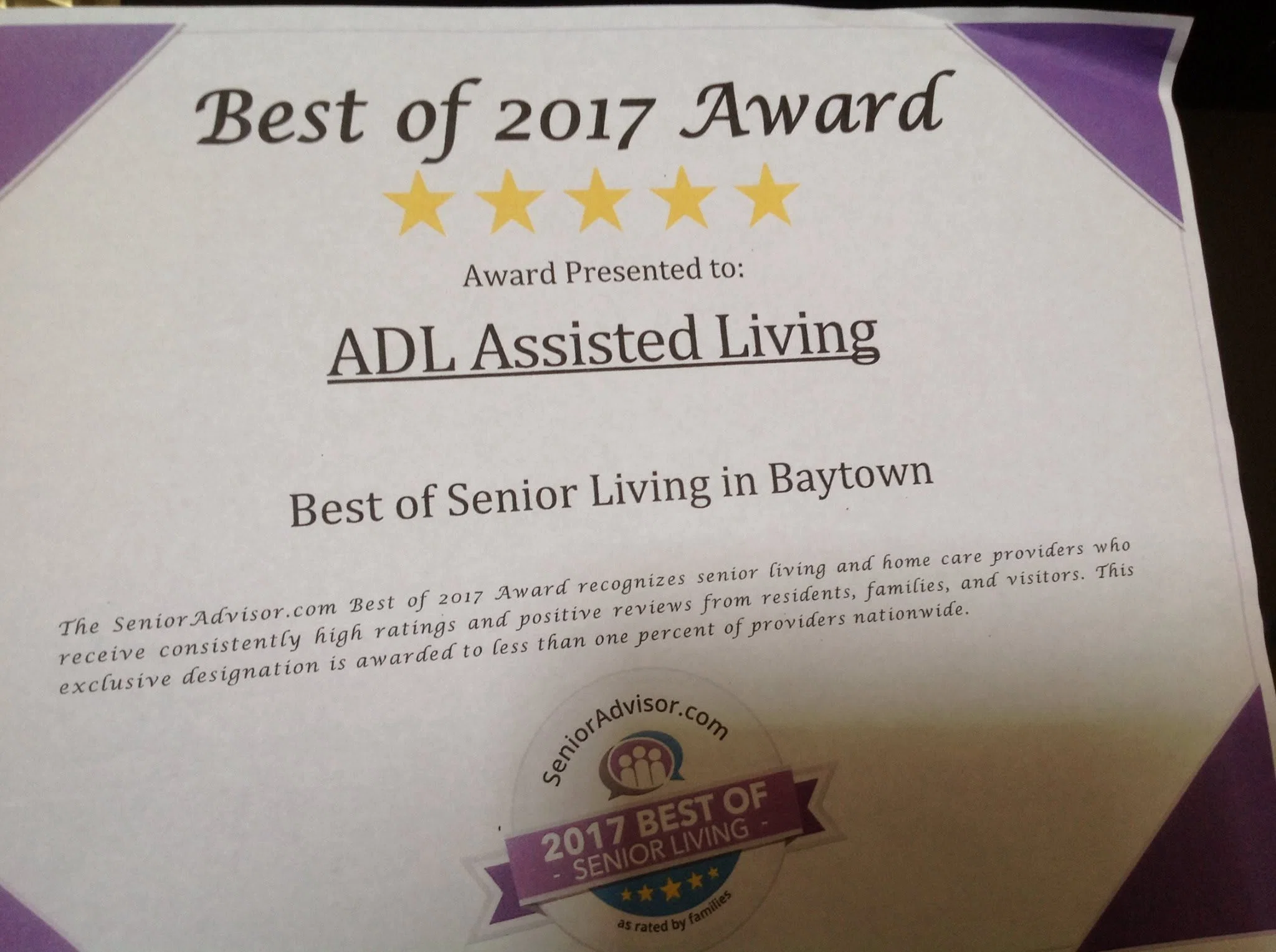 ADL Assisted Living