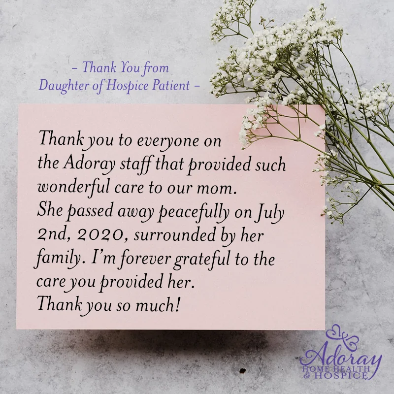 ADORAY HOME HEALTH AND HOSPICE