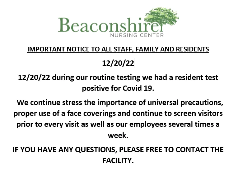 BEACONSHIRE NURSING CENTRE