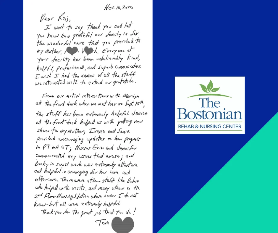 BOSTONIAN NURSING CARE & REHABILITATION CENTER