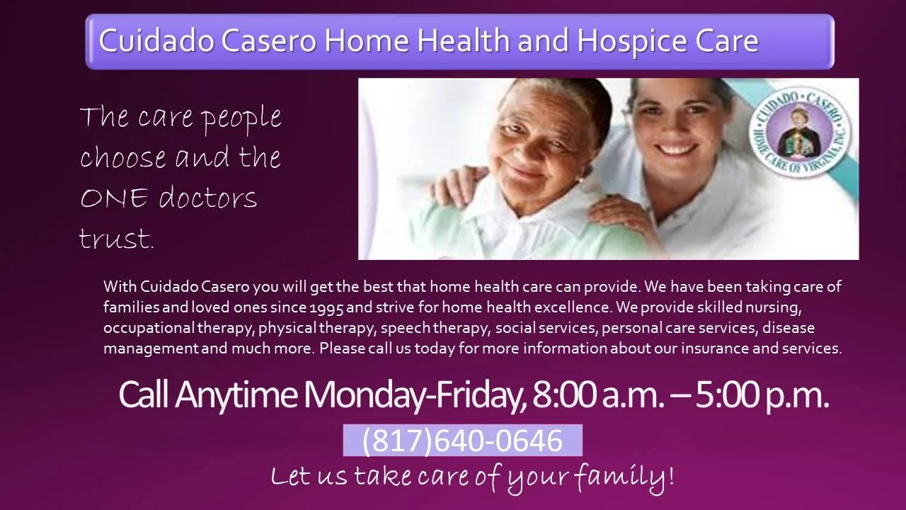 CUIDADO CASERO HOME HEALTH OF EL PASO INC