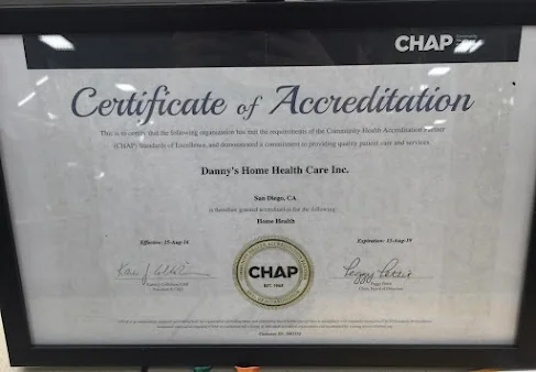 DANNY'S HOME HEALTH CARE