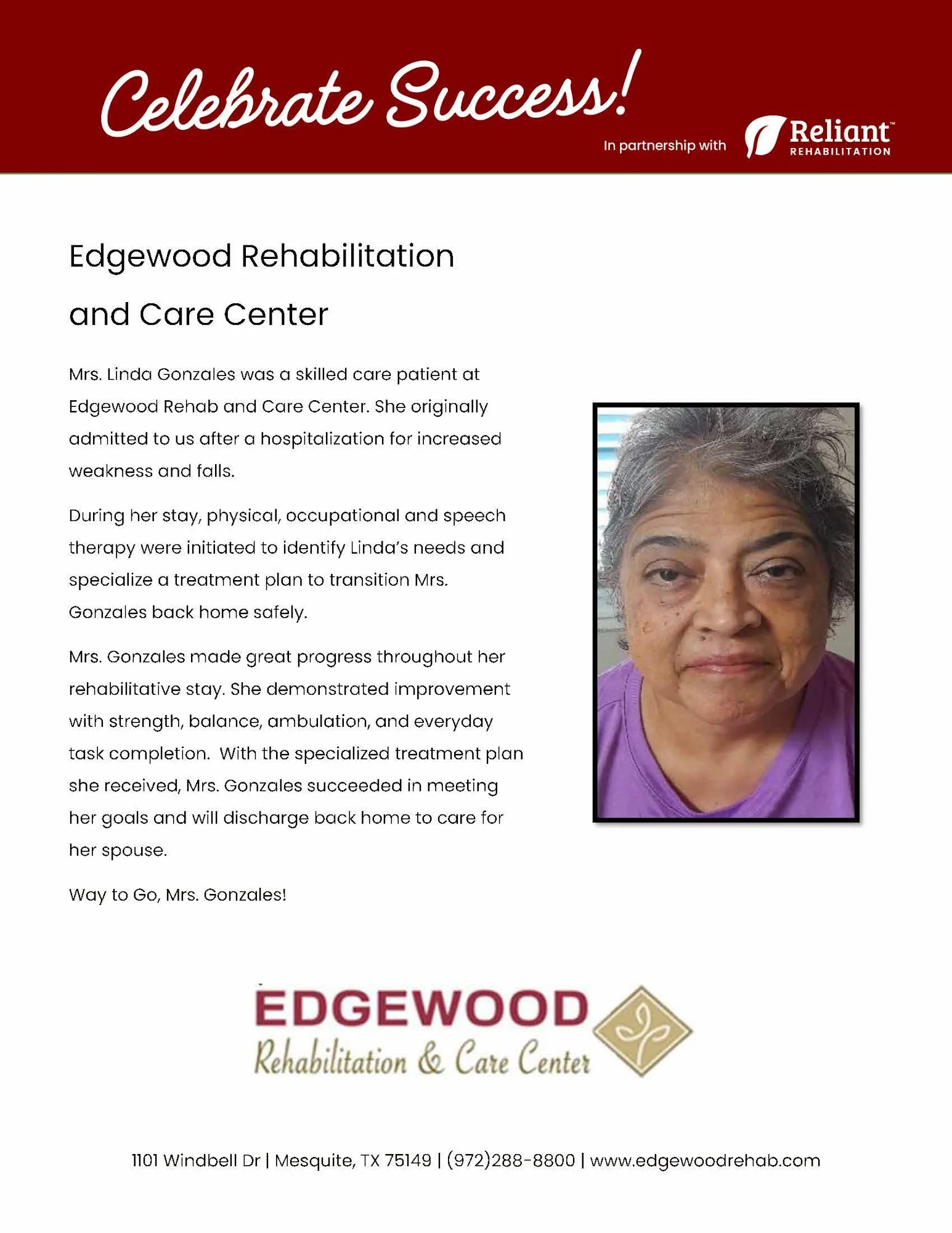 EDGEWOOD REHABILITATION AND CARE CENTER