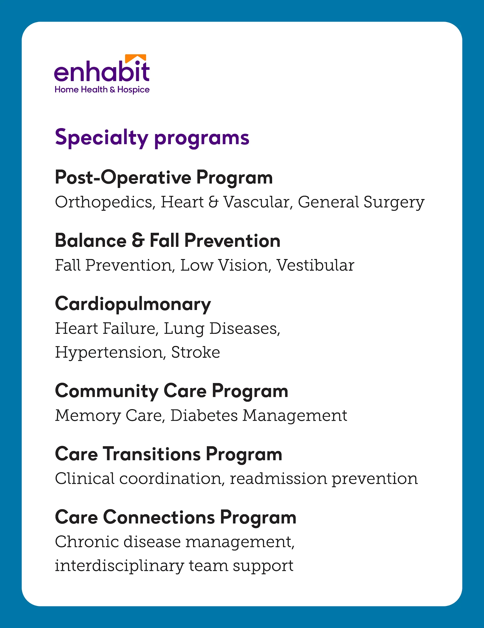 ENHABIT HOME HEALTH OF THE GULF COAST