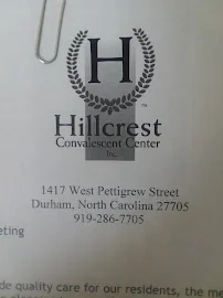 HILLCREST CONVALESCENT CENTER