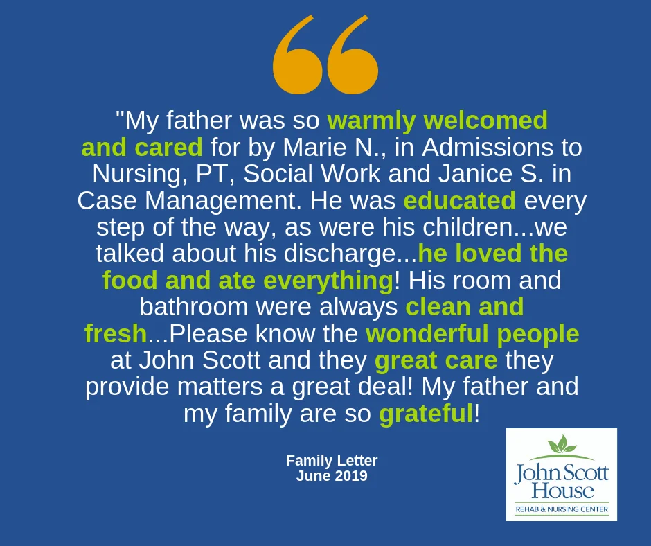 JOHN SCOTT HOUSE NURSING & REHABILITATION CENTER