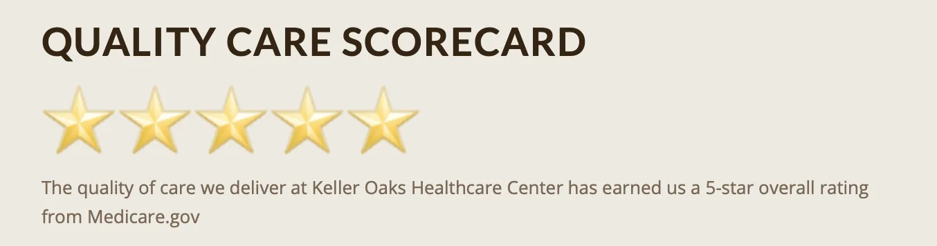 KELLER OAKS HEALTHCARE CENTER