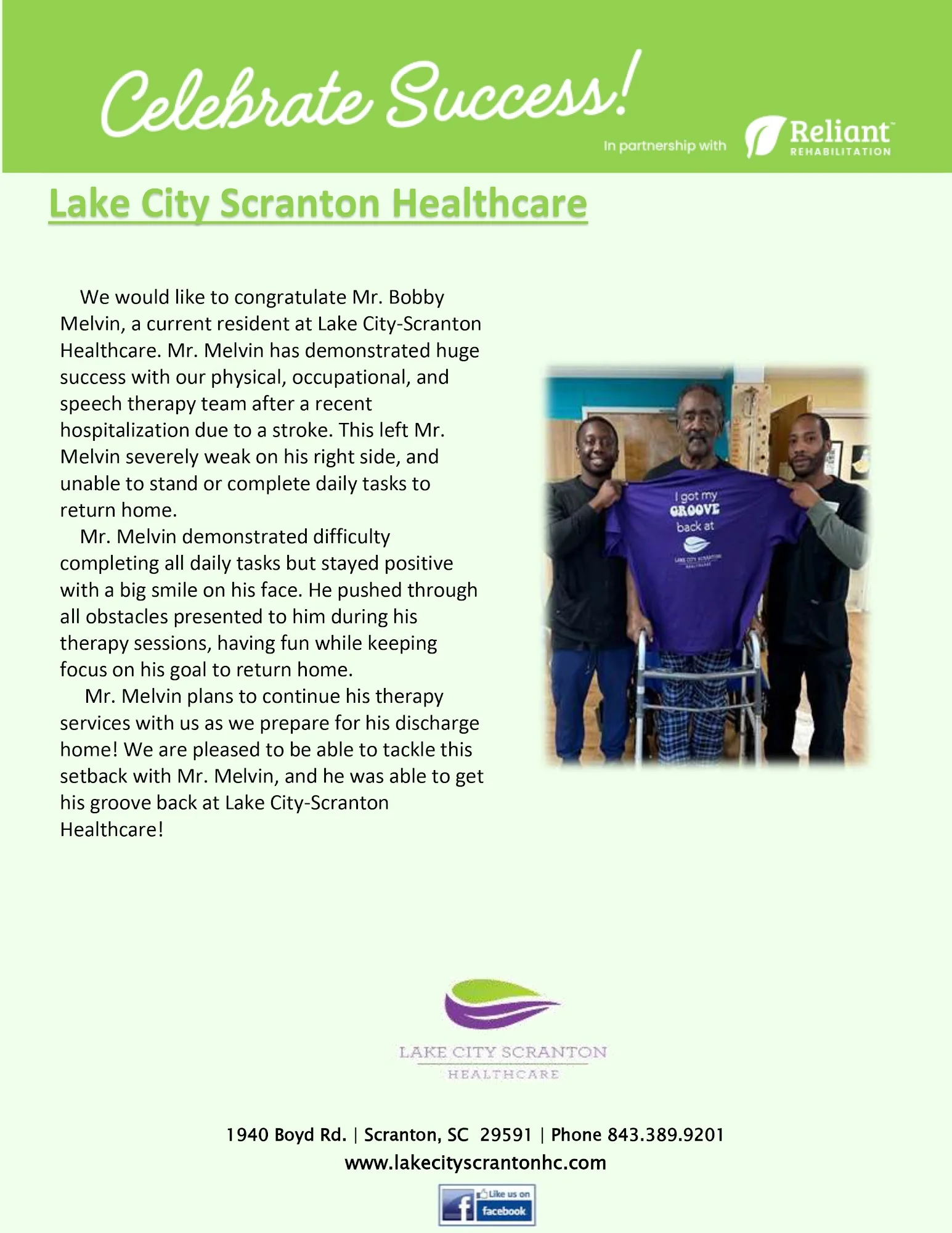 LAKE CITY SCRANTON HEALTHCARE CENTER