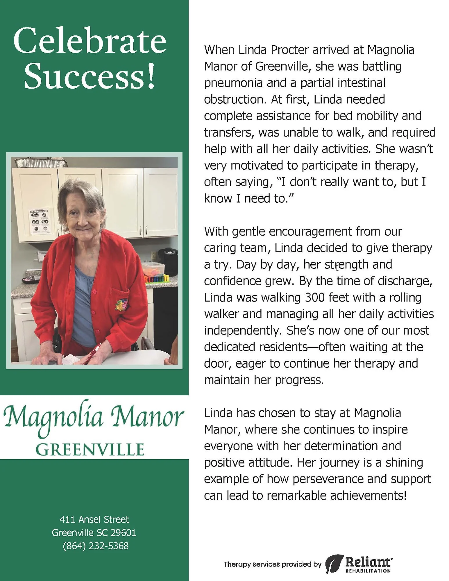 MAGNOLIA MANOR - GREENVILLE