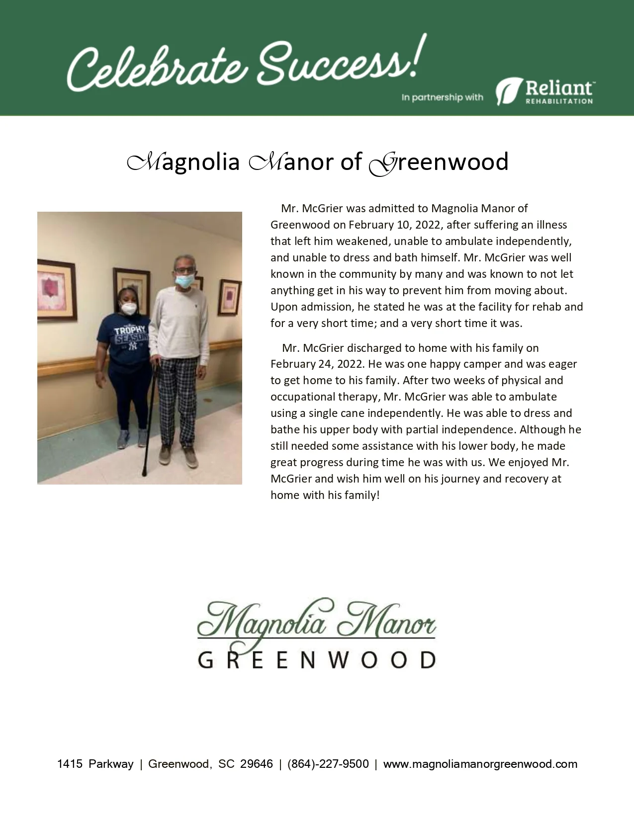 MAGNOLIA MANOR - GREENWOOD