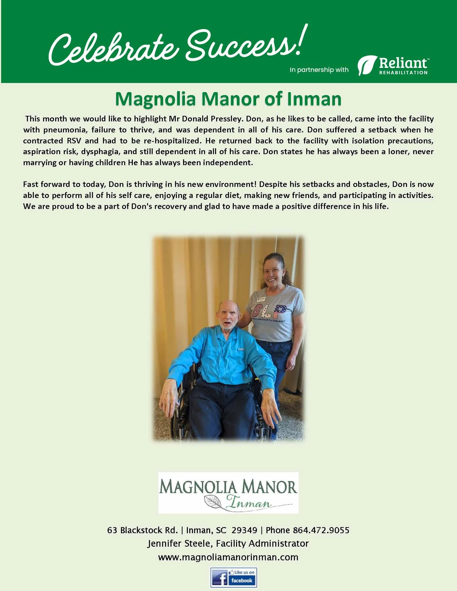 MAGNOLIA MANOR - INMAN