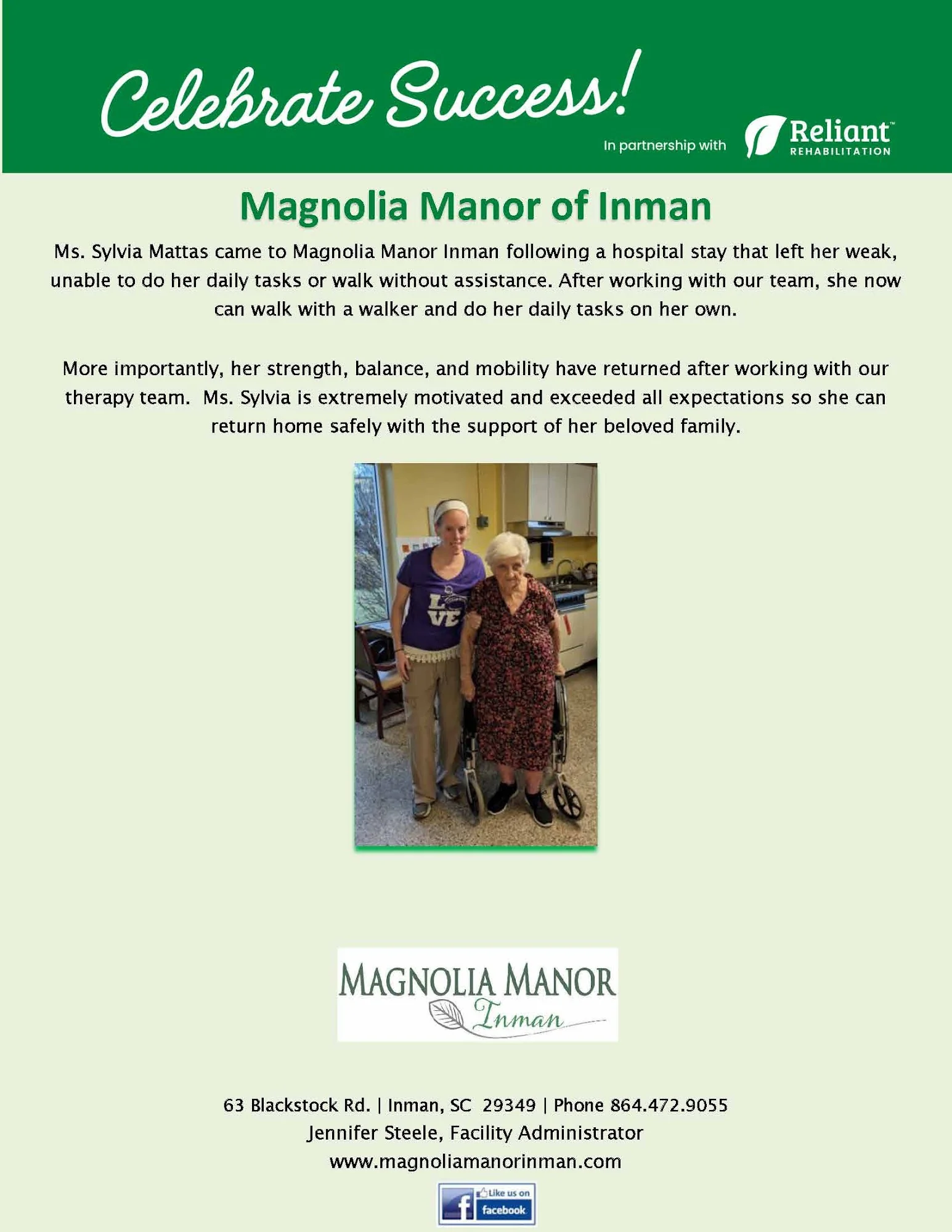 MAGNOLIA MANOR - INMAN