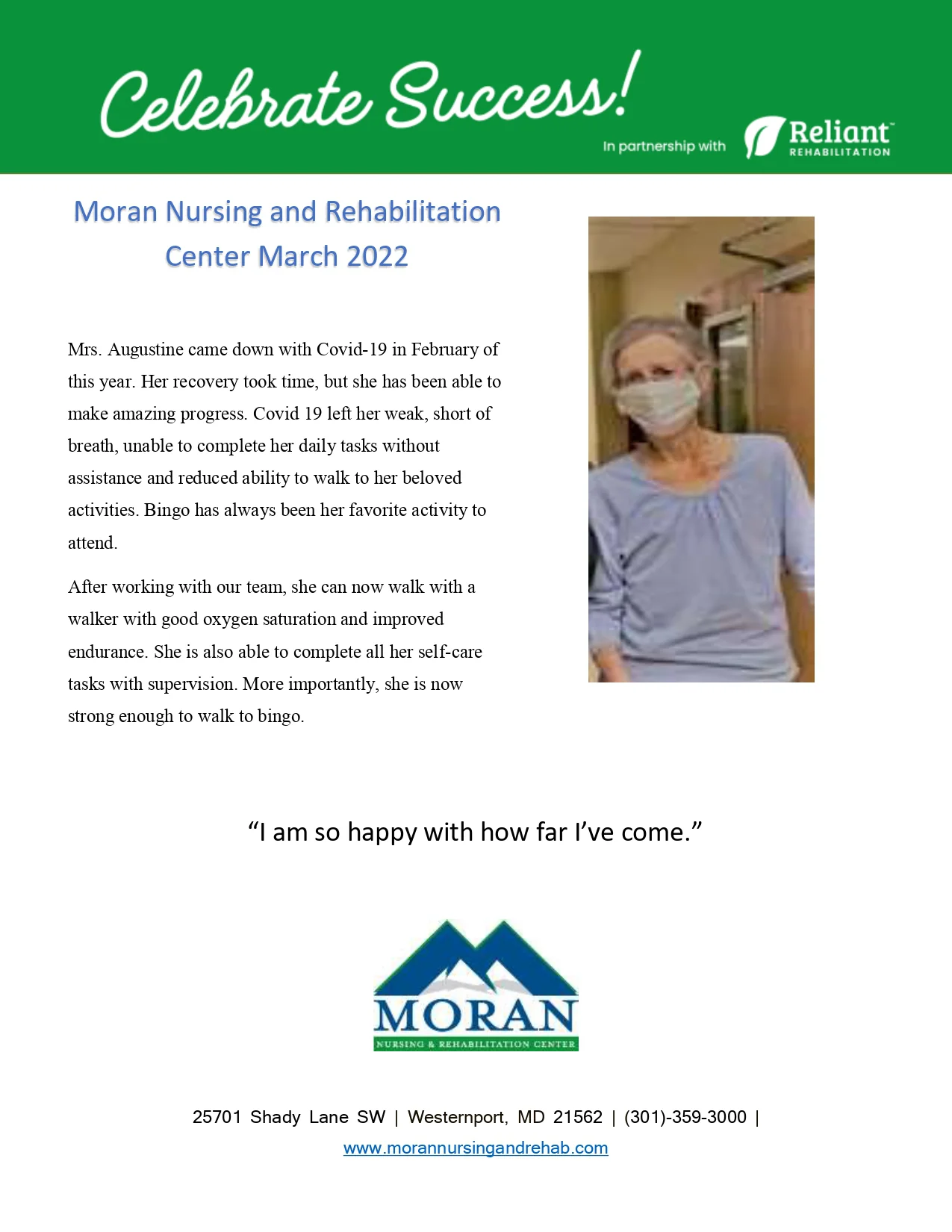 MORAN  NURSING AND REHABILITATION CENTER