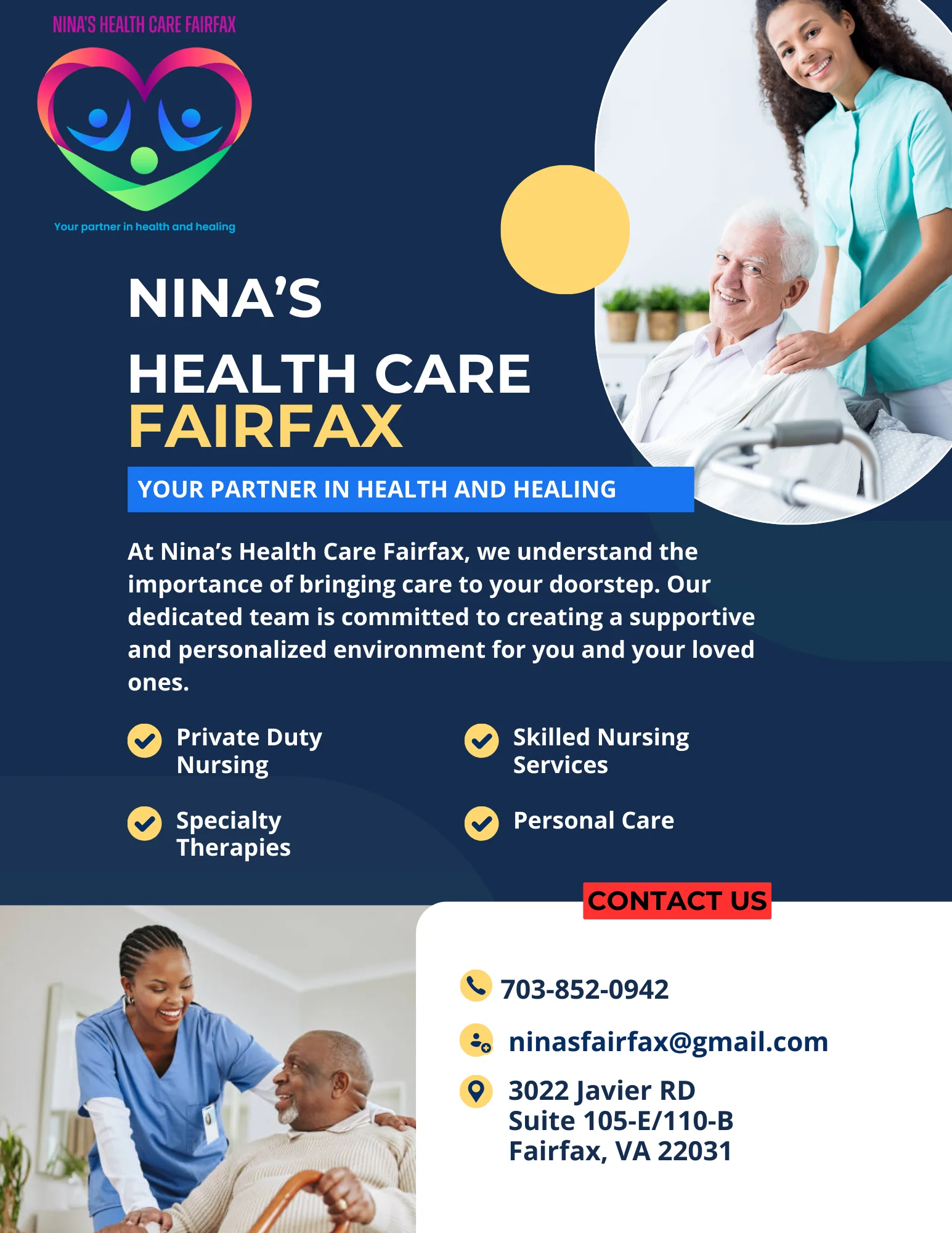 NINA'S HEALTH CARE FAIRFAX INC