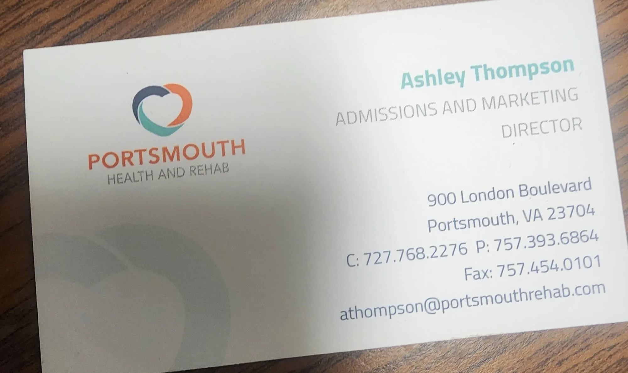 PORTSMOUTH HEALTH AND REHAB