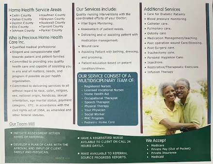 PRECIOUS HOME HEALTH CARE INC