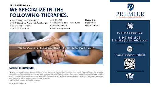 PREMIER INFUSION AND HEALTHCARE SERVICES INC