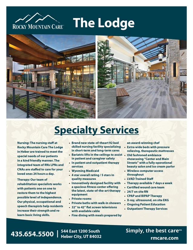 ROCKY MOUNTAIN CARE - THE LODGE