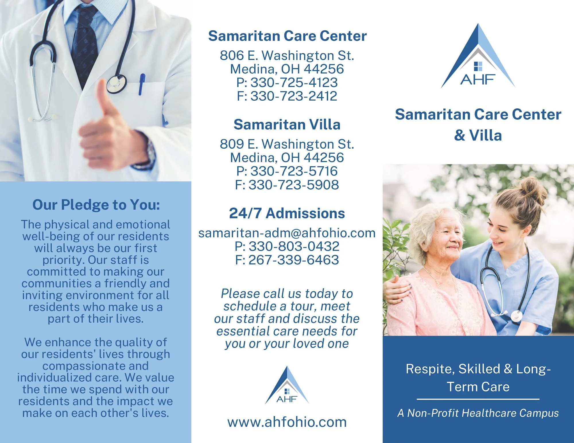 SAMARITAN CARE CENTER AND VILLA