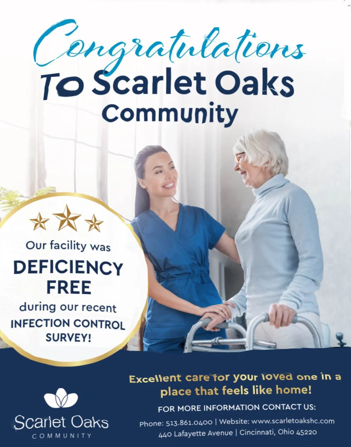 SCARLET OAKS NURSING AND REHABILITATION CENTER