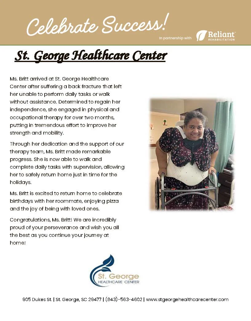 ST GEORGE HEALTHCARE CENTER