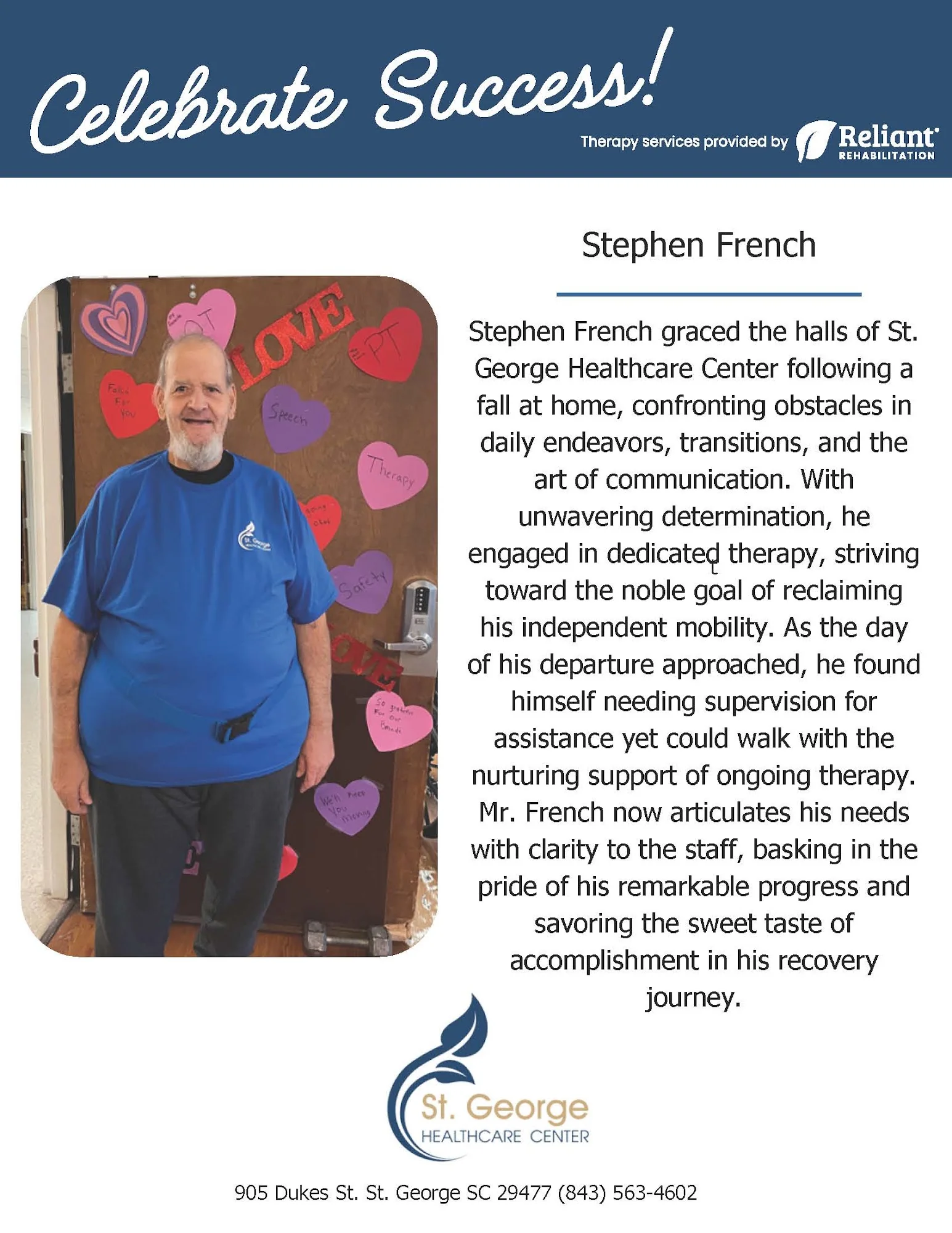 ST GEORGE HEALTHCARE CENTER