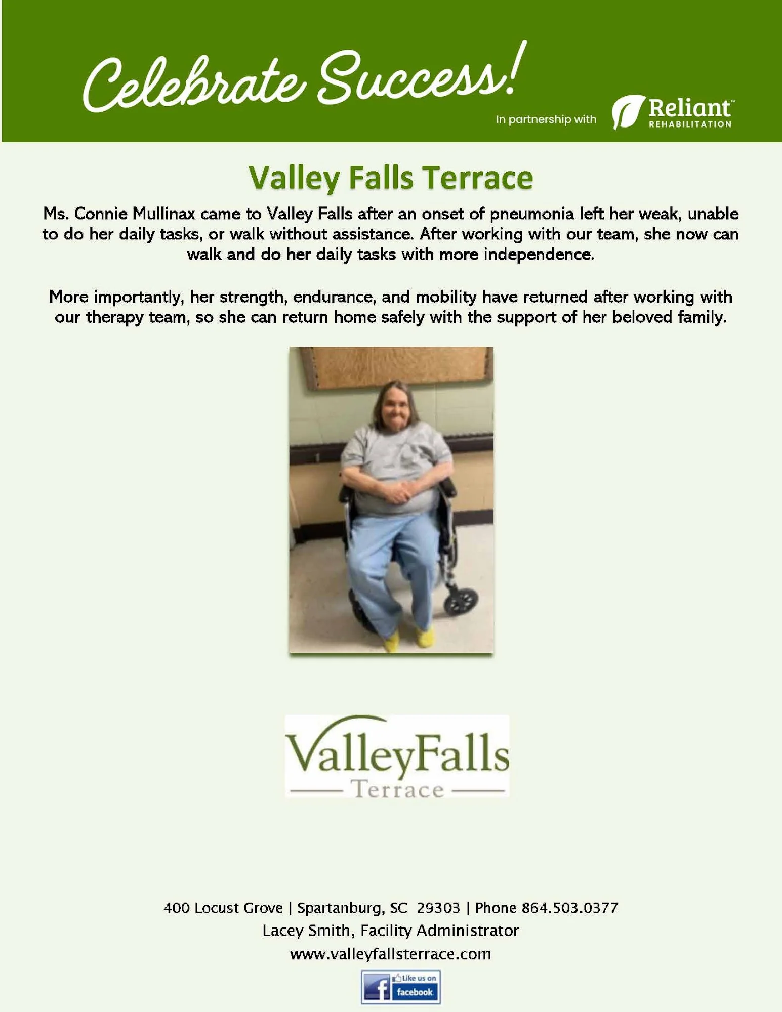 VALLEY FALLS TEARRACE