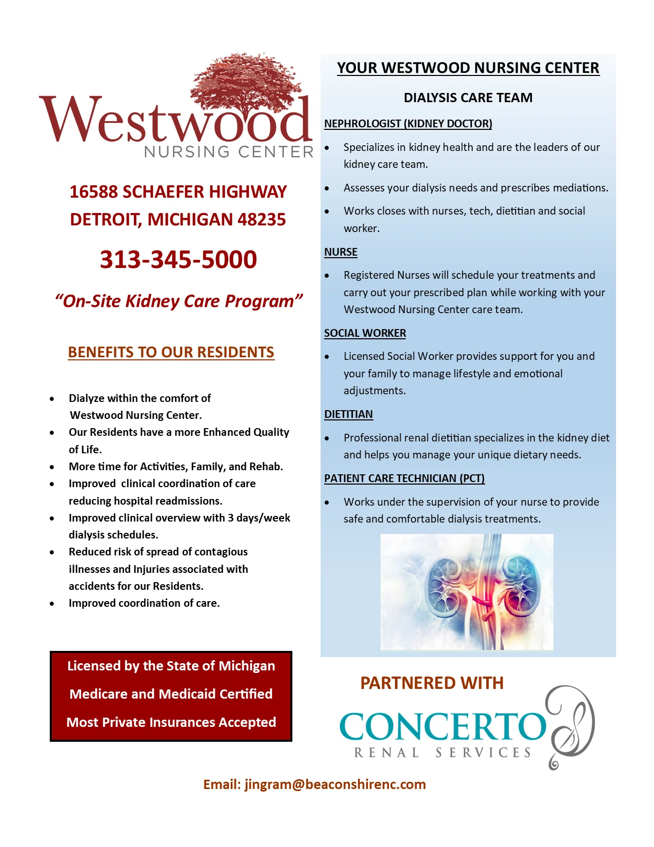WESTWOOD NURSING CENTER