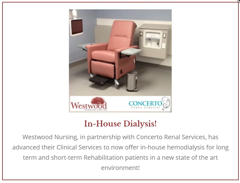 WESTWOOD NURSING CENTER